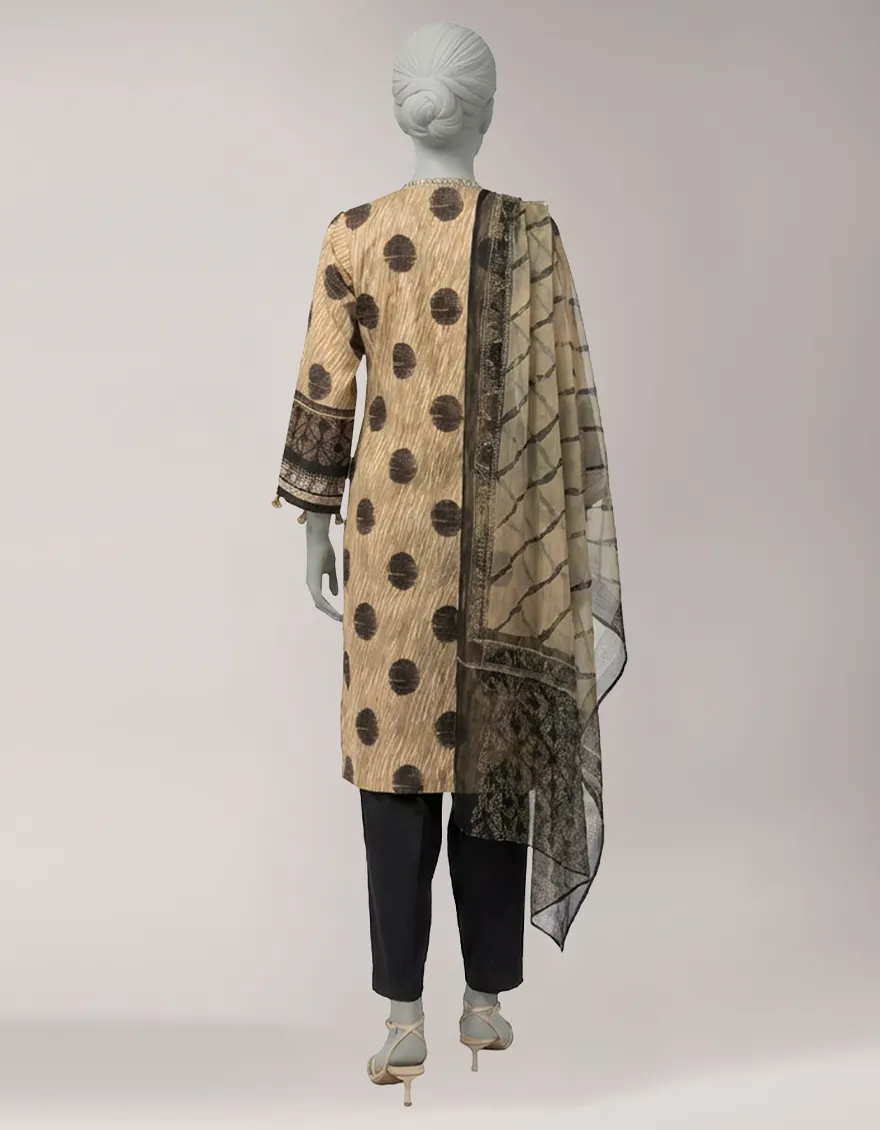 MULTICOLOR LAWN DIGITAL PRINTED UNSTITCHED 3PC