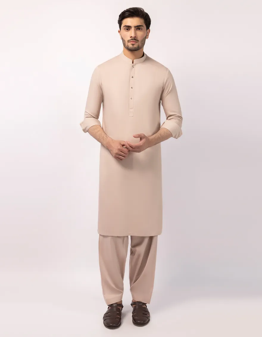 TEA PINK CASUAL KAMEEZ SHALWAR